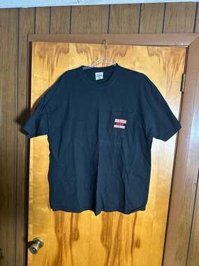 Vintage 2003 Bob Dylan Local Crew Pocket T-Shirt XL Hanes Beefy-T